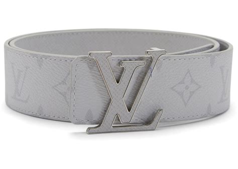 white and silver louis vuitton belt|Louis Vuitton unisex belt.